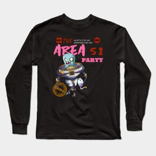 Area 51 Experimental Party Alien Long Sleeve T-Shirt